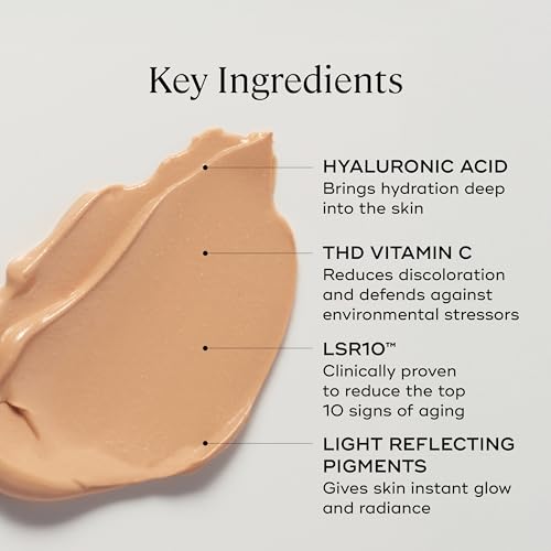 EVER Daylight Radiance Tinted Moisturizer SPF 32 ? Mineral Broad-Spectrum + Hydrating Coverage, Lightweight Glow Enhancer - Shade: Medium