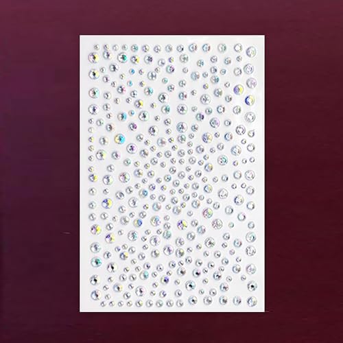 Rhinestone Face Gems 4-Pack - Self-Adhesive Festival Eye Jewels