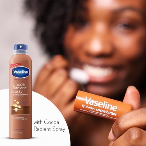 Vaseline Cocoa Radiant Spray 2-Pack + Lip Balm Set