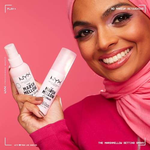 NYX PROFESSIONAL MAKEUP Marshmellow Smoothing Primer, Vegan Face Primer, 10-In-1 Skin Benefits