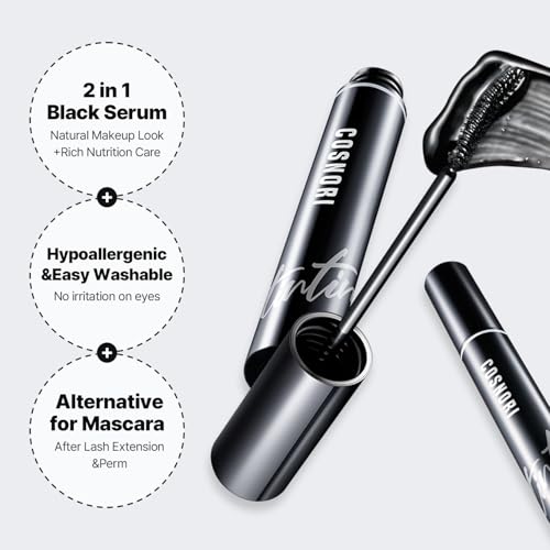 COSNORI Eyelash Tinting Serum - Black Lash Growth Enhancer