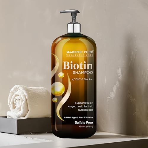 Rosemary Castor & Biotin Shampoo for Thinning Hair, 16 fl oz