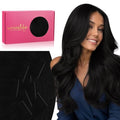 WENNALIFE 18 Inch Invisi Edge Tape-in Hair Extensions - Jet Black