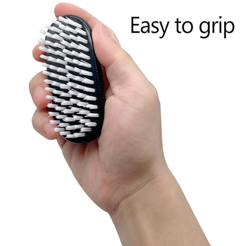 Two-Sided Nail Brush for Cleaning Fingernails - 4 Pack