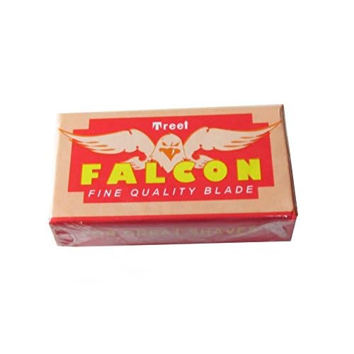 Treet Falcon Double Edge Safety Razor Blades, 200 blades (20x10)