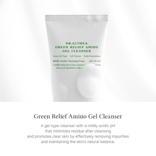 Dr.Althea Green Relief Amino Gel Cleanser 3.38oz