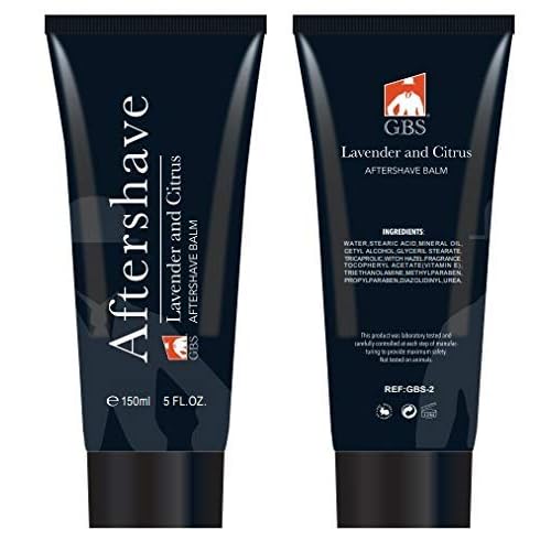 G.B.S After Shave Balm Set of 2 Lavender/Citrus and Sandalwood 5-Ounces Post Shave Balm