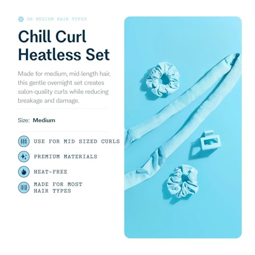Gimme Beauty Chill Curl Heatless Styling Set for Medium Hair