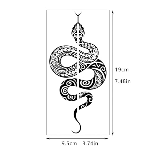 Tribal Temporary Tattoos 60 PCS | Waterproof & Sweat-Resistant