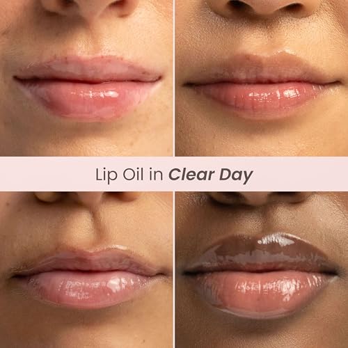 Burt's Bees Lip Oil Clear Day 0.15 oz - Hydrating Natural Lip Moisturizer