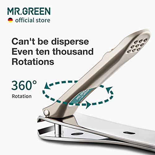 Stainless Steel Nail Clippers with Curved Blades for Manicure