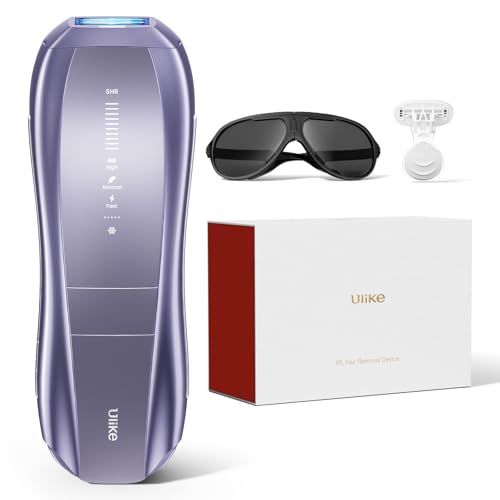 Ulike Air 10 IPL Laser Hair Removal Device - Nearly Painless, Dual Light, 10-Min Full Body Treatment