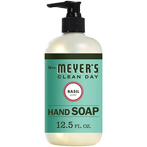 Mrs. Meyer's Clean Day 14104 Basil Scent Liquid Hand Soap, 12.5 oz. - Quantity 6