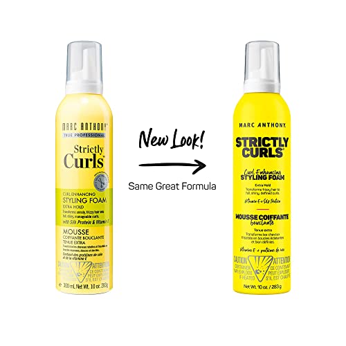 Marc Anthony Curl Enhancing Mousse - Extra Hold Styling Foam