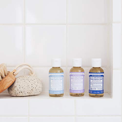 Dr. Bronner's Pure-Castile Liquid Soap, Baby Unscented, 2 oz
