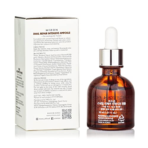 MIZON Snail repair eye cream 25ml + Snail intensive Ampoule