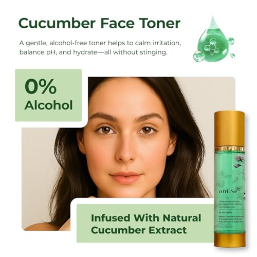 Refreshing Cucumber Extract Face Toner | 4 fl. Oz | Deep Cleansing, Hydrating, and Pore Reducing Tonic for All Skin Types ? Alcohol-Free, Paraben-Free, Sulfate-Free, Vegan