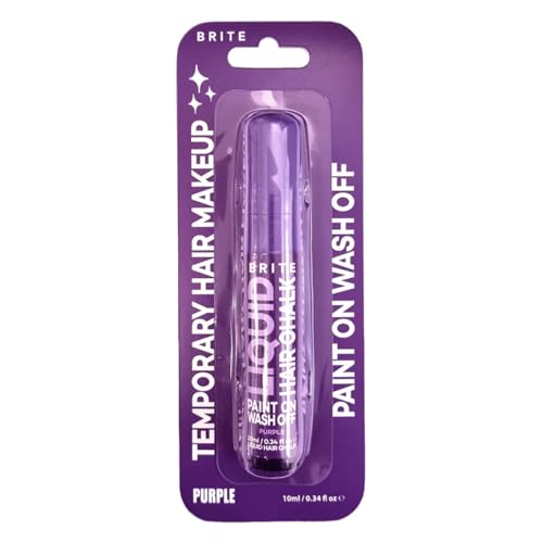 Brite Liquid Hair Chalk Purple - Temporary Washable Color