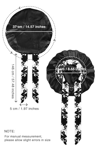 Vettres Double Layer Silk Bonnet for Curly Hair & Braids