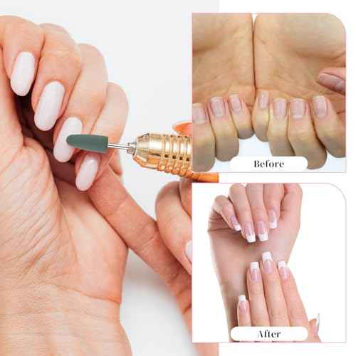 10 PCS Nail Drill Bits Set for Manicure, Professional Russian Manicure Nail Diamond Bits, Cuticle Remover Nail Products for Manicure Pedicure for Home and Nail Salon