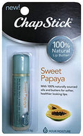 ChapStick Natural Lip Butter Sweet Papaya 0.15 oz (3-Pack)