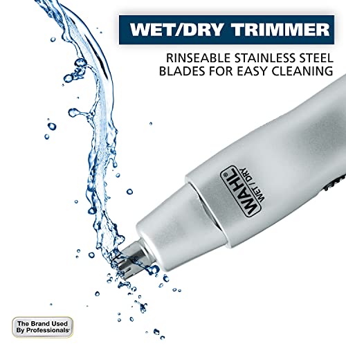 Wahl Battery Nose & Ear Hair Trimmer with 3 Heads