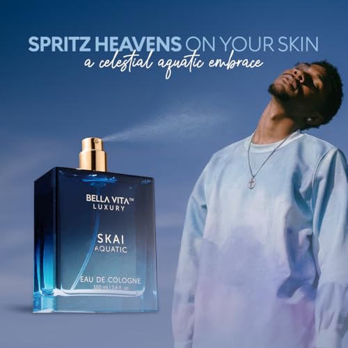 Bellavita Luxury SKAI Aquatic Unisex Cologne 100ml