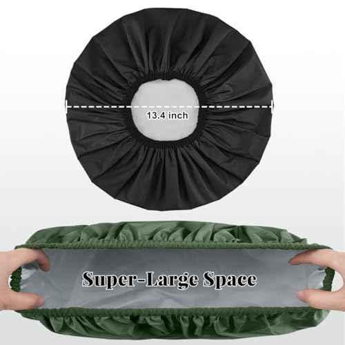 Reusable Shower Cap for Women, 3Pcs Hair Cap for Shower, Waterproof Shower Cap with Elastic Band for Long, Thick or Curly Hair