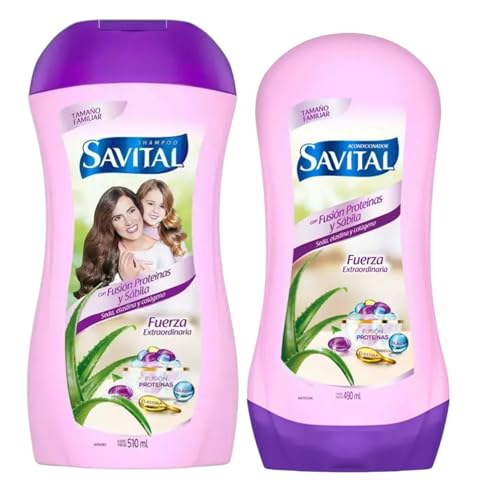 Savital Protein Fusion Shampoo & Conditioner Set - 510ml & 490ml