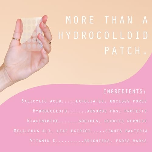 Pixie Cup Dot Hydrocolloid Blemish Patches for Face ? Invisible Skin-Covering Stickers with Tea Tree Oil & Vitamin C ? Ultra-Thin Cosmetic Patches for Visible Blemishes (8, 10, & 12 mm, 76 ct)