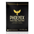 (Pack of 4) Phoenix Foot Peel for Men - Extra Large - Extra Strength - Exfoliating Dry Feet Treatment - Callus Remover - Unscented - Paraben and Fragrance Free