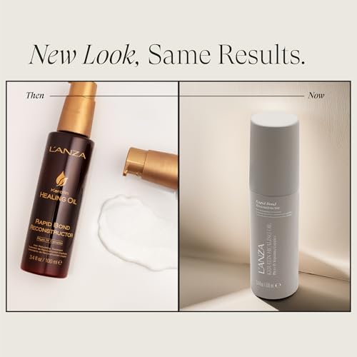 L'ANZA Rapid Bond Reconstructor - Keratin Healing Oil Hair Care Bond Restore Treatment, Phyto IV Complex Hair Repair Treatment for Damaged Hair & Dry Hair, Vegan Hair Split End Repair Serum (3.1Fl Oz)