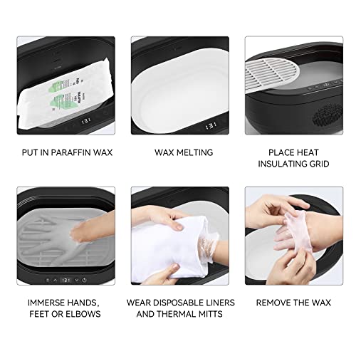 Unscented Paraffin Wax Refills for Hand and Feet - 6 Packs