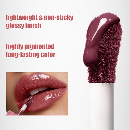 Lo-Fi Violet Lip Tint - Water Shine Gloss, Long-Lasting & Hydrating