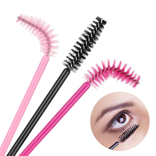 300 Disposable Mascara Wands Eyelash Brush Spoolies Kit