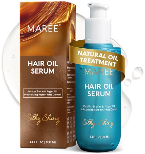 MAREE Argan Oil Hair Serum for Frizzy & Dry Hair