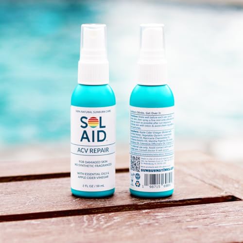 Sol Aid ACV Repair ? 100% Natural After Sun Nourishing Mist (2 Fl Oz)