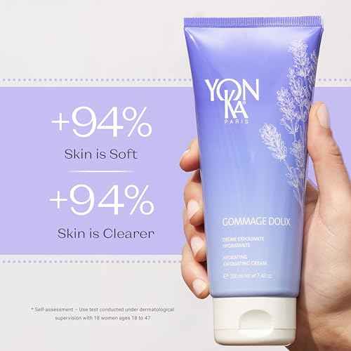 Yon-Ka Exfoliating Cream Scrub | Gommage Doux with Gentle Apricot Kernel and Mango Butter | Remove Dead Skin and Moisturize Dry Skin | 7.48 oz