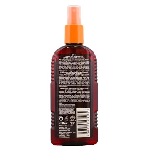 SPF8 Bronzing Oil with Argan