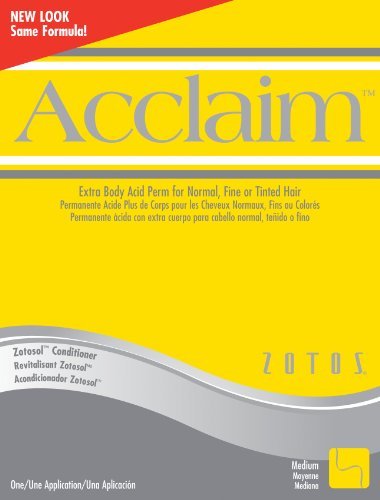 Zotos Acclaim Extra Body Acid Perm for Normal & Fine Hair