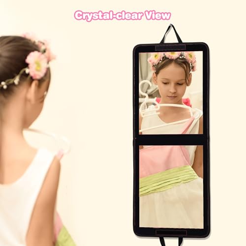 LPHUMEX Foldable Full Length Mirror 33 Inch Portable Travel