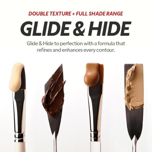 TIRTIR Glide&Hide Blurring Concealer #4.5N - Dual Applicator, Long-Lasting