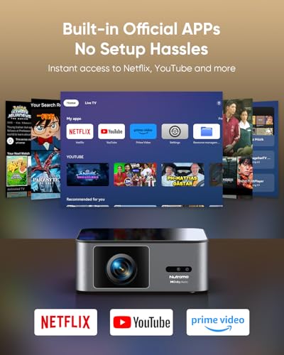 4K Decoding Outdoor Projector 2000 ANSI Smart WiFi