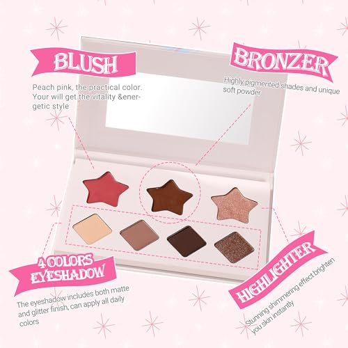 All-in-One Face Palette – Bronzer, Eyeshadow & Highlighter