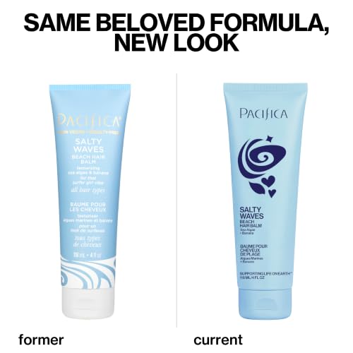 Pacifica Salty Waves Beach Hair Balm 5-in-1, 4 Fl Oz