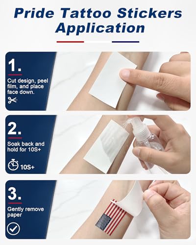 Red White Blue Face Paint Sticks - 2PC Patriotic 4th July
