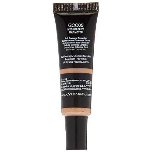 NYX Professional Makeup Gotcha Covered Concealer, GCC05 Medium Olive, 0.27 Fluid Ounce