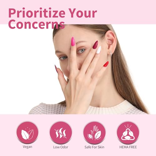 CANNI Gel Nail Polish Set - 6 Colors Hema-Free, 30-Day Wear