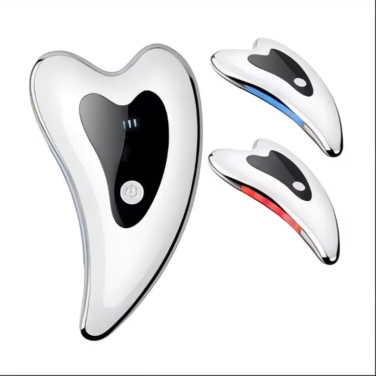 Electric Gua Sha Microcurrent Face Massager with Vibration