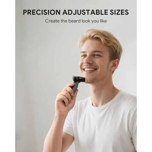 14-in-1 Adjustable Guards Comb Compatible with O Blade QP2724 QP2834 QP2520/30 QP2620/30, Lengths from 0.4-10mm, with Skin Protector, Body Comb for Hybrid Electric Trimmer Attachments